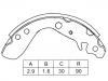 مكبح مخدى Brake Shoe Set:K5534