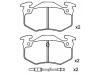 الفرامل الوسادة Brake Pad Set:4250.71