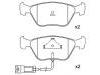 Brake Pad Set:6 744 007