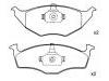 الفرامل الوسادة Brake Pad Set:6E0 698 151