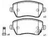 الفرامل الوسادة Brake Pad Set:55810-62J00