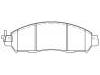 الفرامل الوسادة Brake Pad Set:D1060-4KH0C