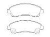 الفرامل الوسادة Brake Pad Set:MK530582